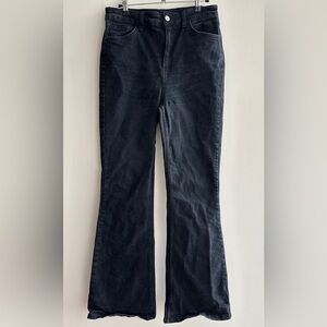 RV Jeans Black Flare Denim Jeans, Size W 32”